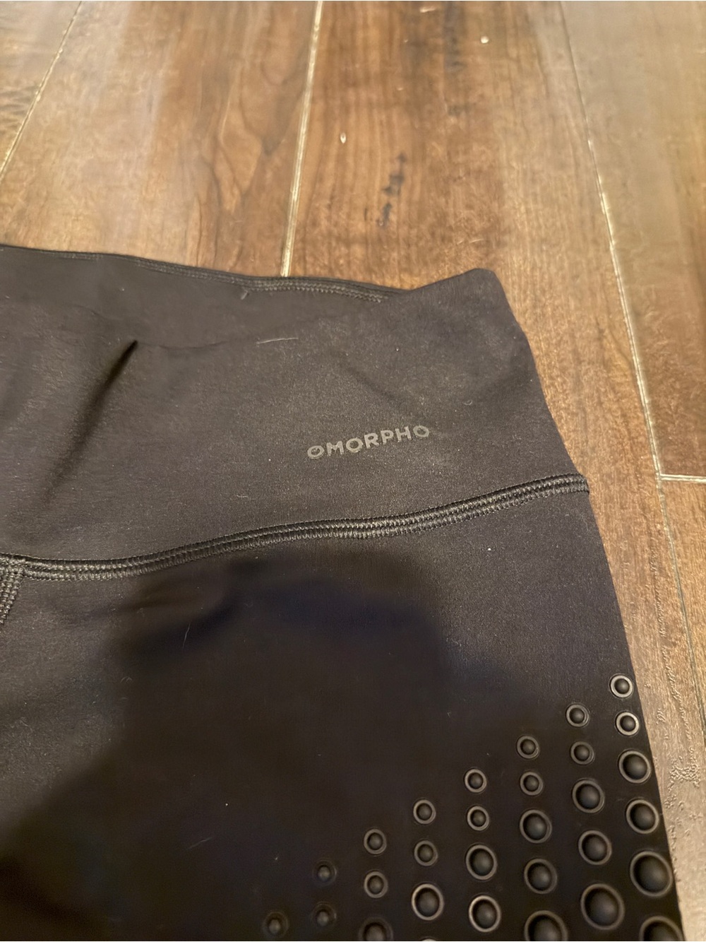 OMORPHO High-Waist Black weighted Leggings: G-Tight - Picture 7 of 8